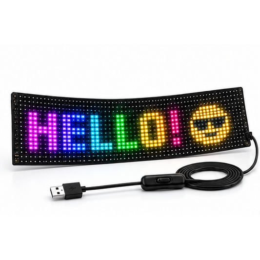 Programmable LED Car Sign – Talk to the Car Behind You
